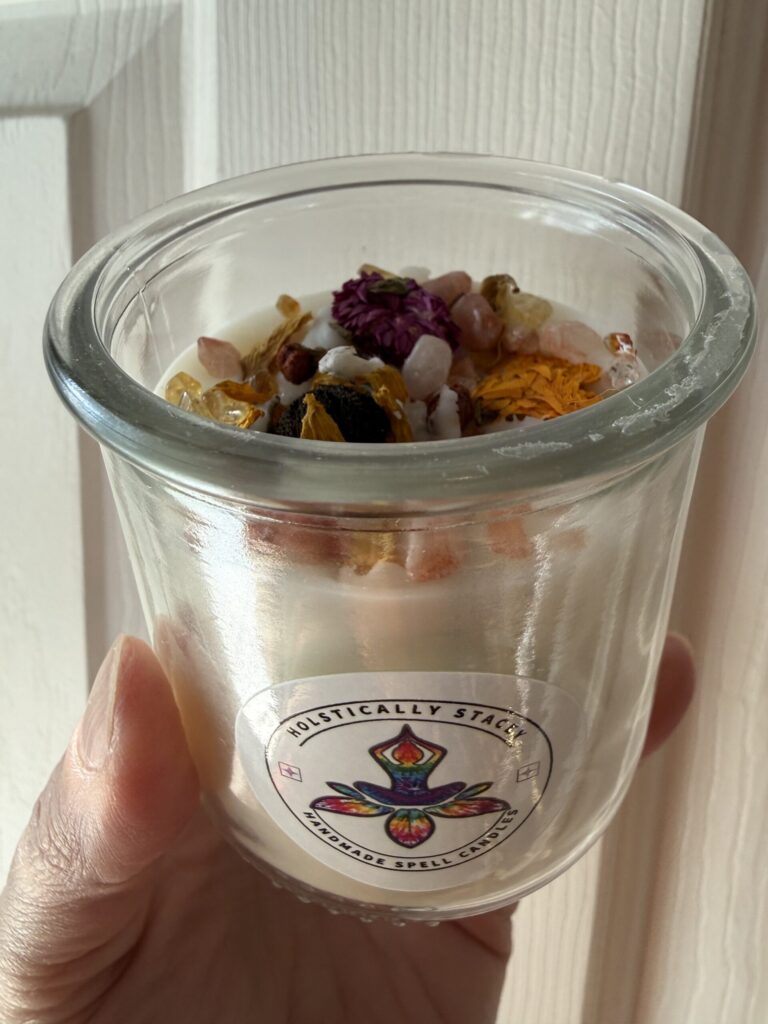Holistically Stacey Apothecary Spell Candle Custom Made Vegan Natural Cruelty Free